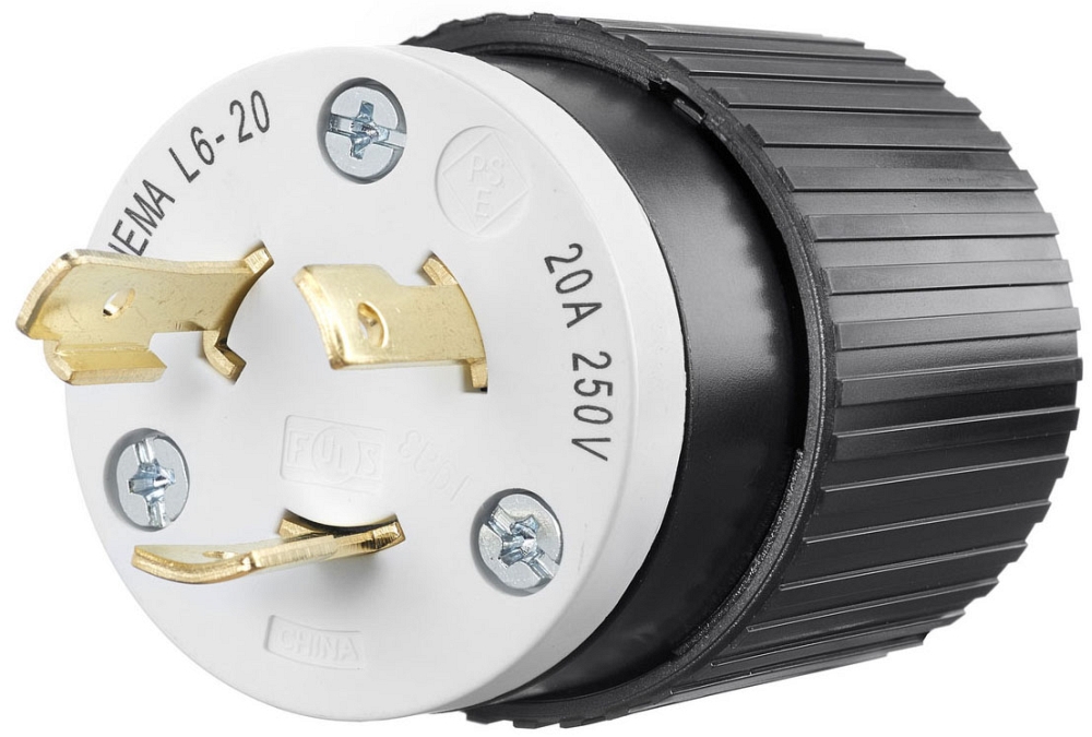 Bryant 70620NP Locking Plug Nma L6-20P | Gordon Electric Supply, Inc.