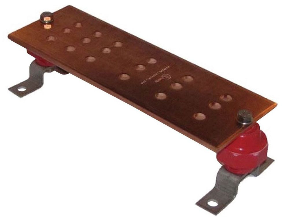 Burndy BBB14412E 1/4X4X12 18-Hole Busbar | Gordon Electric Supply, Inc.