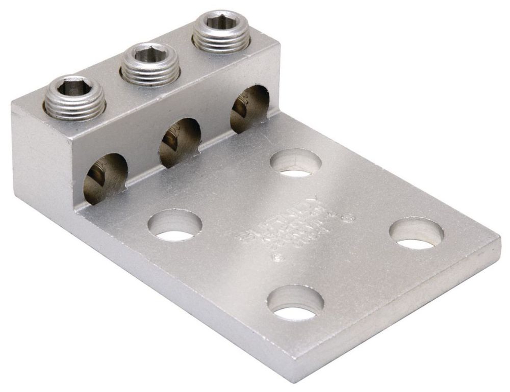 CQ3、CQ 4+、CQＣ+ Burndy K3A36U-4N 600 Aluminum/Copper 4-Hole Terminal | Gordon