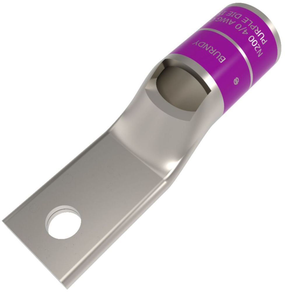 Burndy GAR3904BU Grounding Connector Pipe Clamp - For 4 To 4/0 AWG Wire