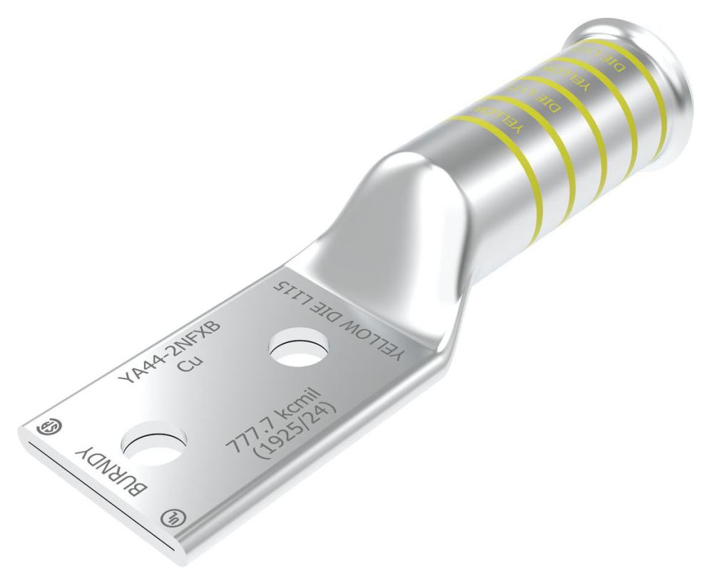 LUMB Burndy YA442NFXB 2-Hole Terminal Lug | Gordon Electric Supply, Inc.