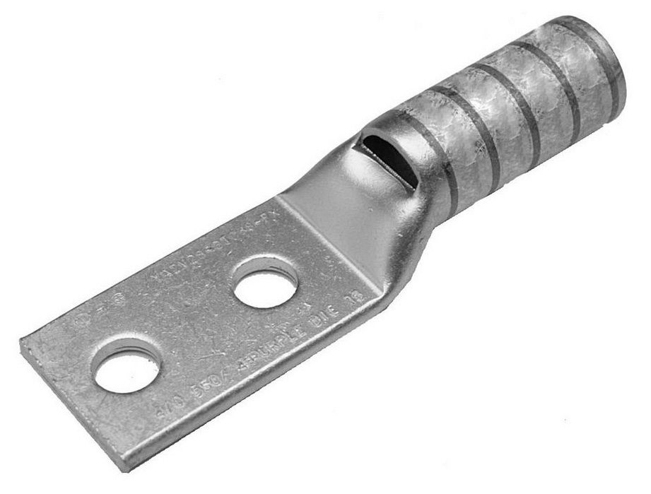 T.B. Burndy YAZV252NTCFX 1/0Awg 2-Hole Long Lug | Gordon Electric