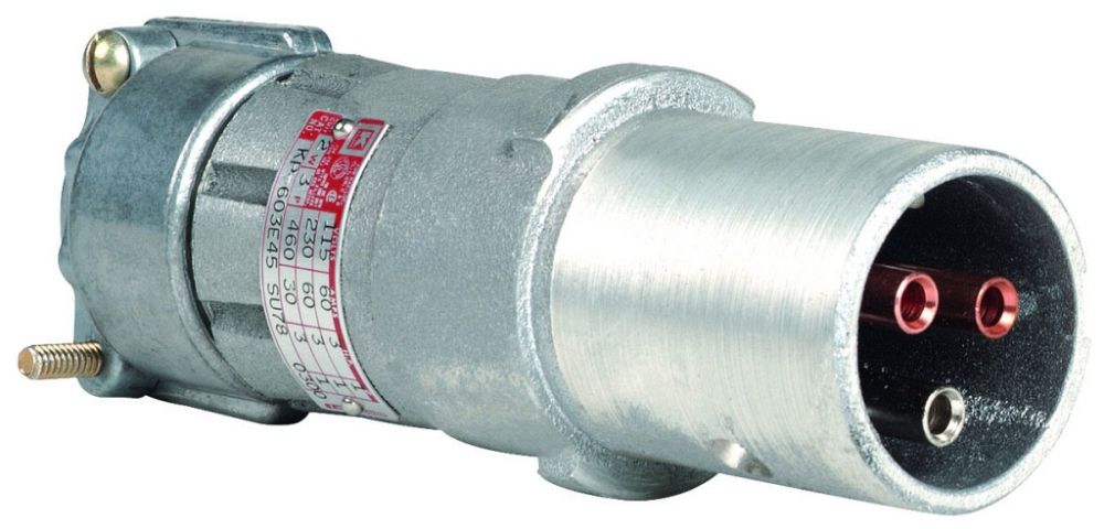 Killark KP-604E45 Cl1 60A 3W4P Plug .875-1.125 | Gordon Electric