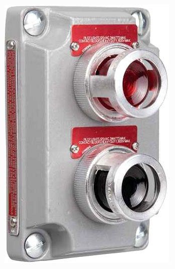 Killark XCS-0B30RL-GL 120V Pilot Light Cover