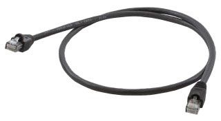 Hubble Rj45 Hubbell HI603AA Patch-Cord, Hi-Impact, 6, Black, Rj45-Rj45, 3Ft ...