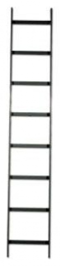 Hubble Ladder Rack Hubbell HLS1024B Cable Management, Ladder-Rack, 10Ft Lx24