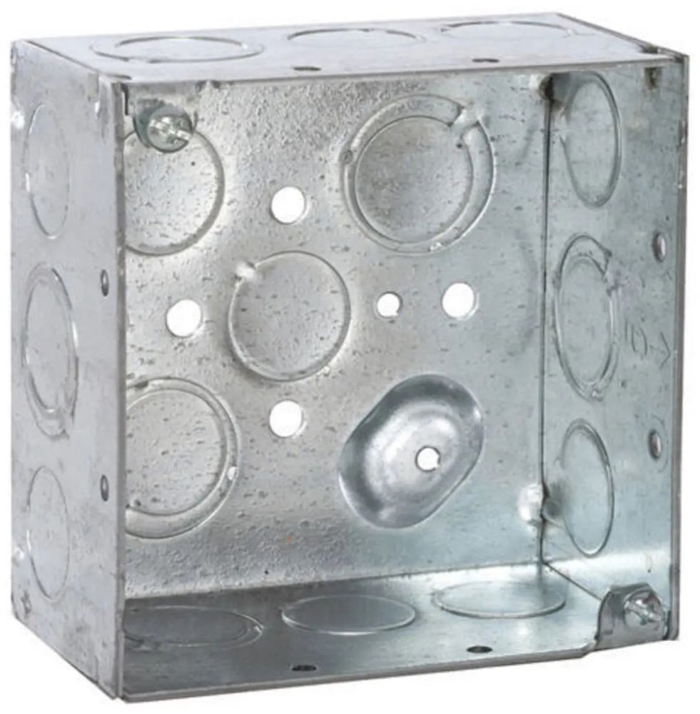racco☆ Hubbell Raco 4 in. Octagon Box, Drawn, 2-1/8 in. Deep, Two 1