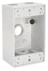 Raco 5321-6 1-Gang Weatherproof Box (4) 1/2