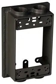 Taymac SE450Z 1-Gang Weatherproof Extension Adapter, Four 1/2