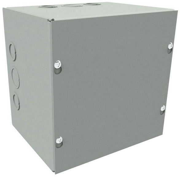 Wiegmann SC181808 Screw Cover Pull Box, Carbon Steel, 18X18X8