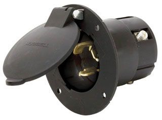 Hubbell CS8375LC 50A 250V Locking Cover Inlet | Gordon Electric
