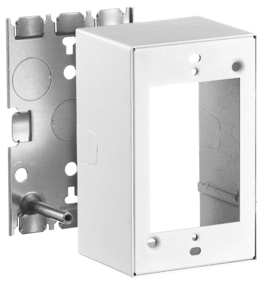 Hubbell HBL5744SWA Raceway, 1-Gang Box,Deep, Hbl500/700/Hbl750 White ...