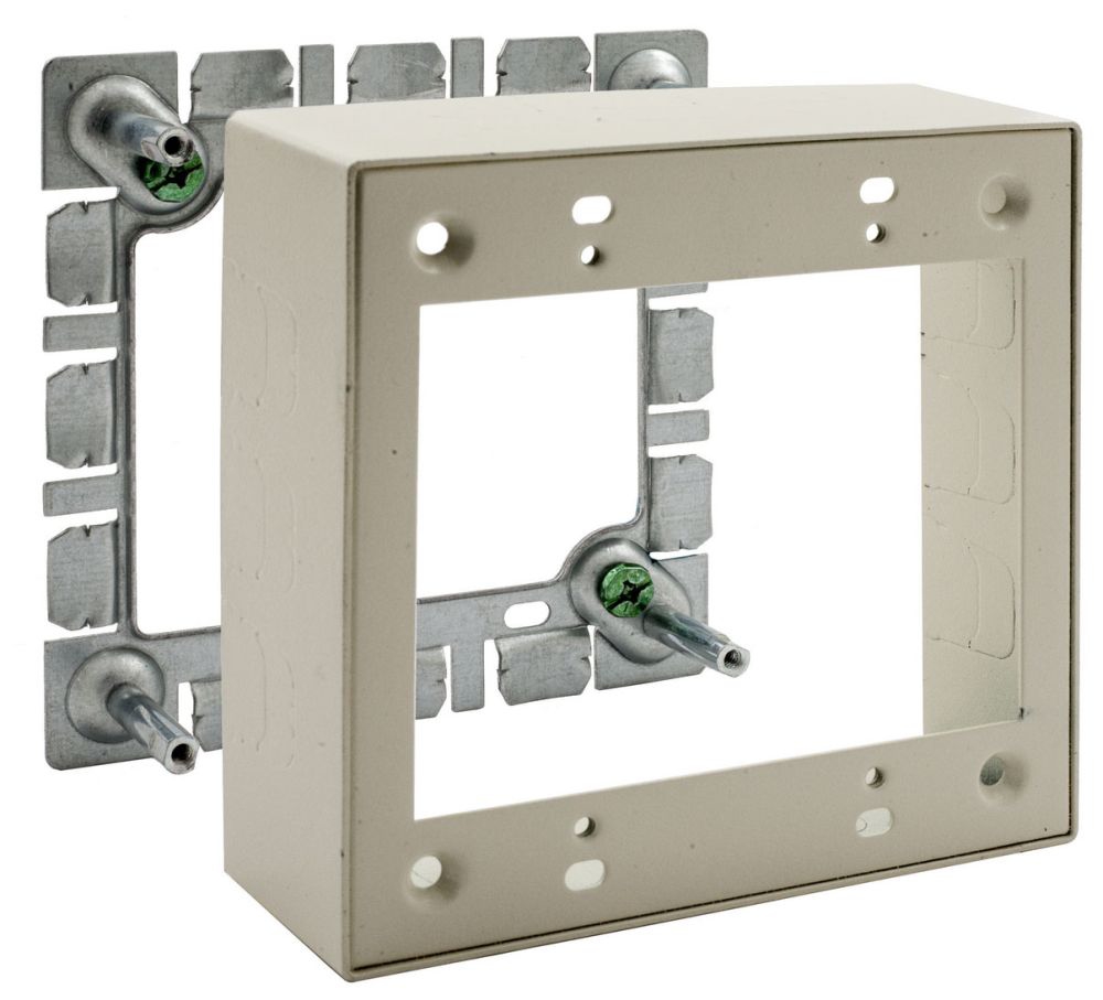 Hubbell HBL57512IVA Raceway, Extension Box,2G,Hbl500/700/Hbl750 Ivory ...