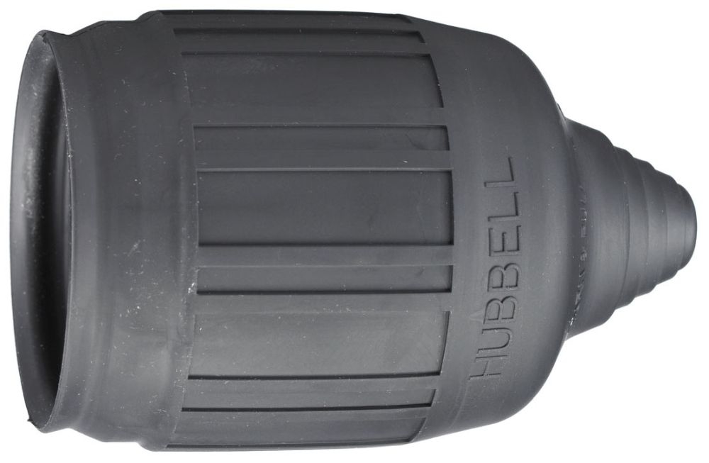 Hubbell HBL6035 Weather-Proof Device Boot, Black,20/30A 4W, Short