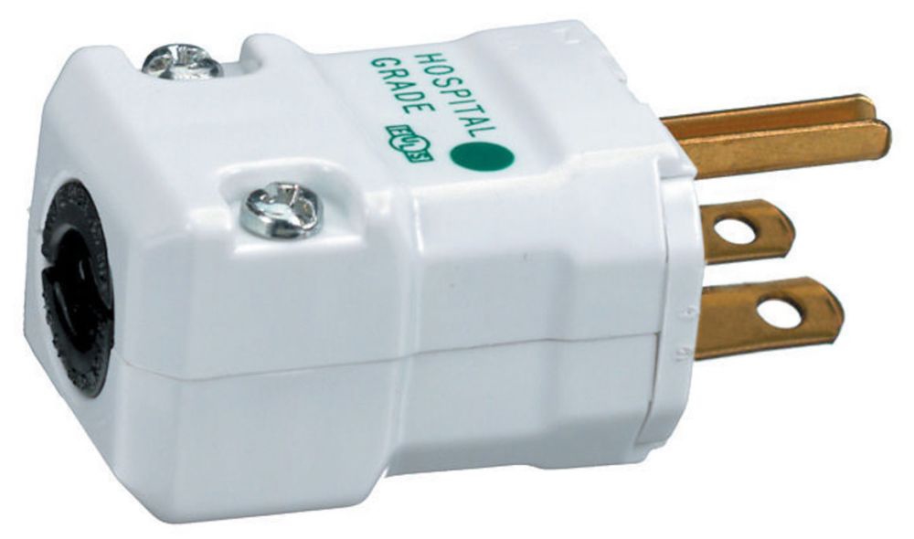 HUBBELL 壁コンセント HBL83001 Hubbell HBL8666V Valise Plug, Hg, 15A 250V, 6-15P, White | Gordon