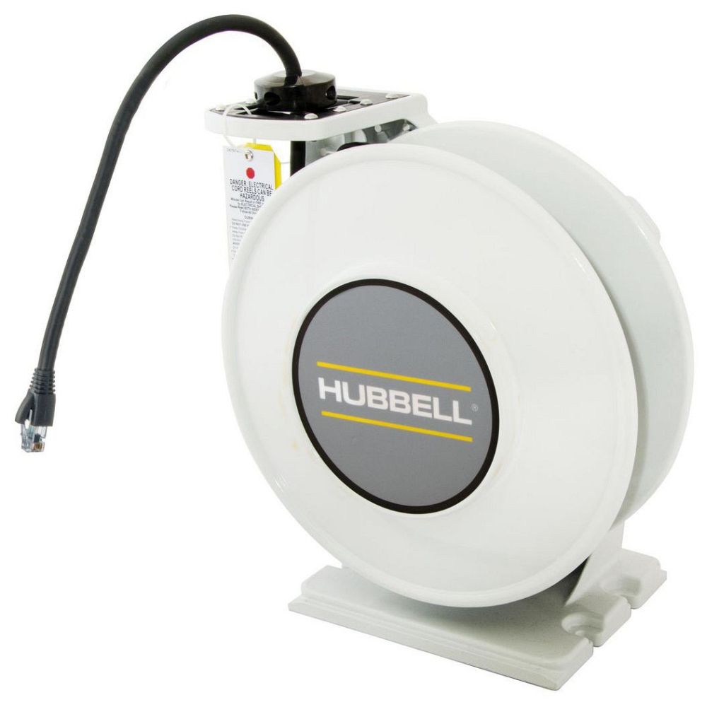 Hubble Rj45 Hubbell HBLI50CAT6W Data Reel, Rj45, 50Ft , Wh | Gordon Electric Supply ...