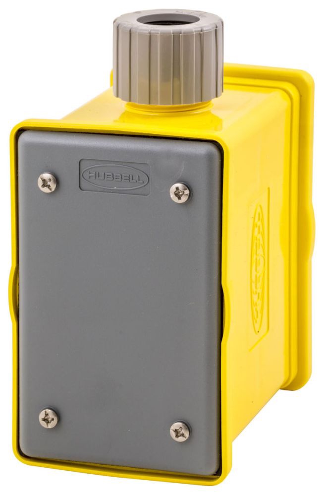 Hubbell HBLPOB1 Box W/Cord Strain Relief Gordon Electric Supply, Inc.