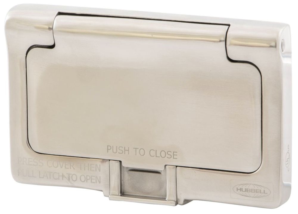 Hubbell HBLSS264X 1 Gang, Stainless Steel Gfci Cover, 4X | Gordon