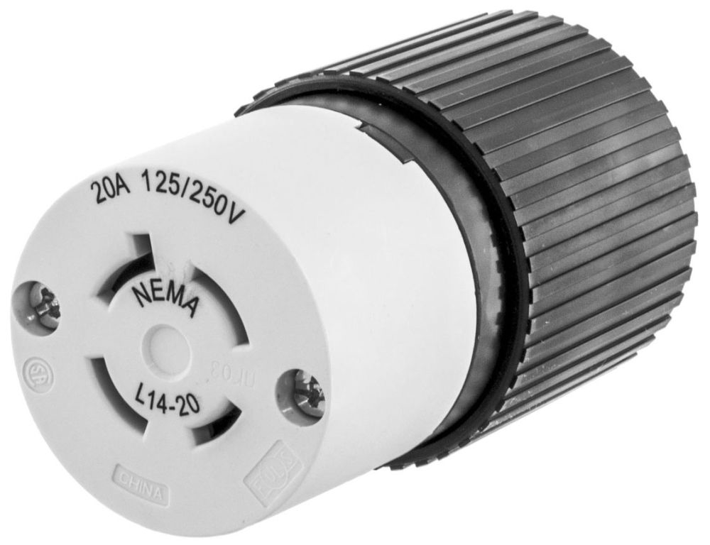 Hubbell L1620C Locking Nema L16-20C Connector | Gordon Electric