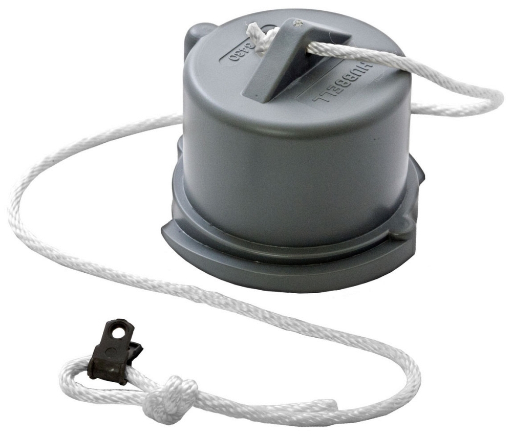 Hubbell PC530 Pin And Sleeve, Iec, Replacement, Closure-Cap, 5W