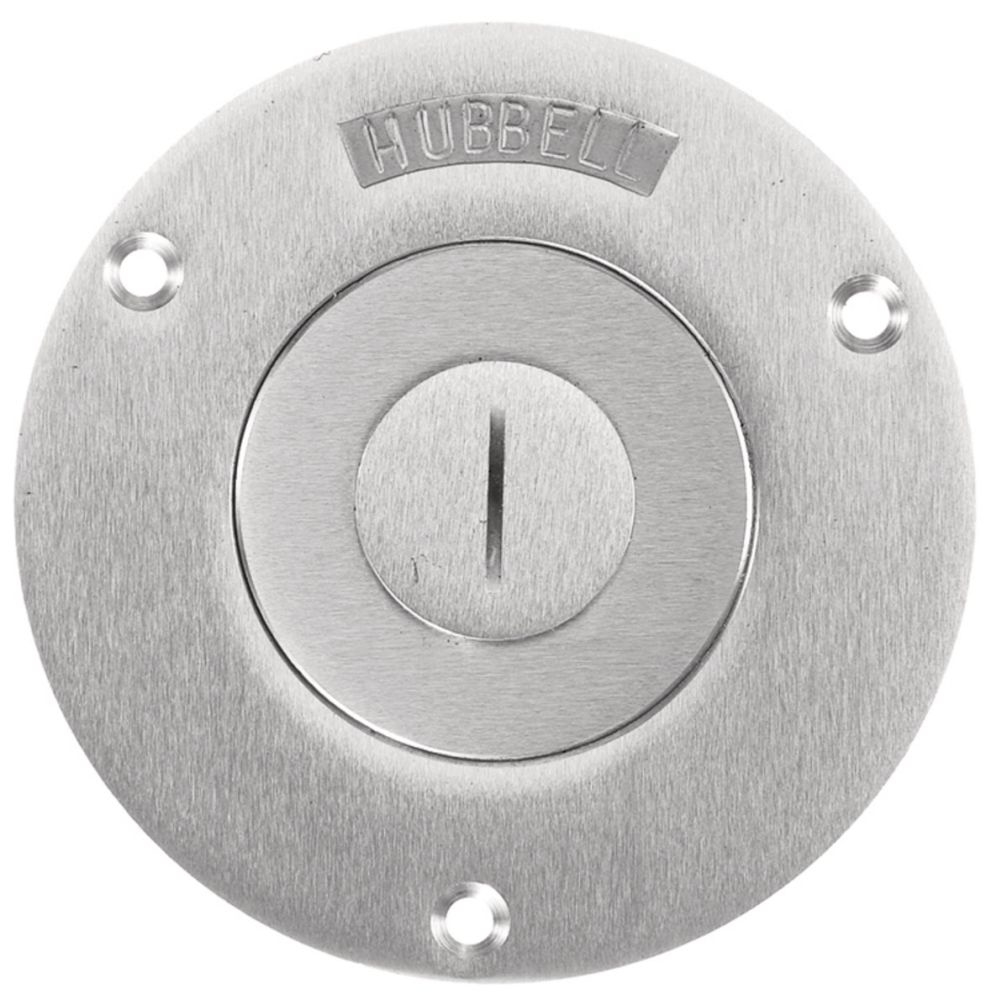 Hubbell SA2525 Alum Round Floor Box Cover | Gordon Electric