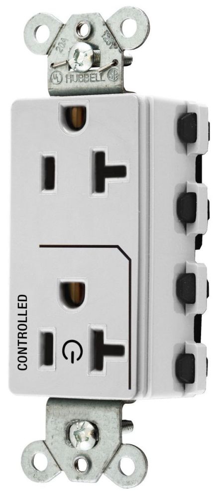 Hubbell SNAP2162C1W Snap-Connect Decorator 1/2