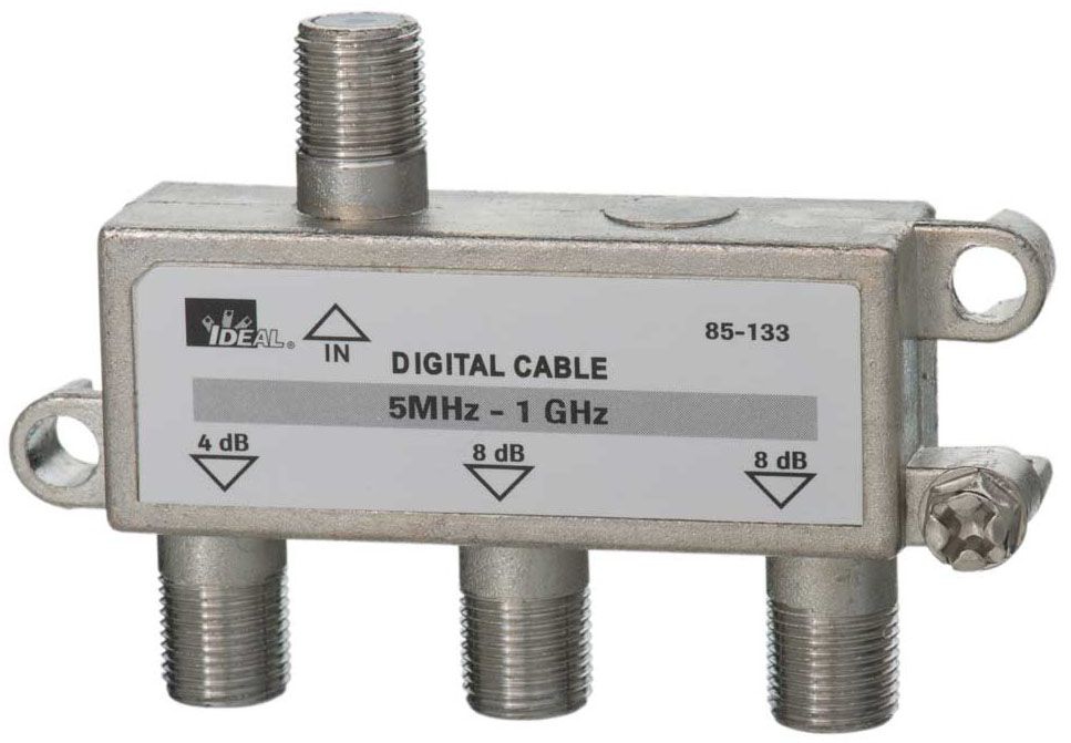 Ideal 85-133 1 Ghz 3-Way Cable Tv/General Purpose Splitter