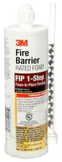 3M FIP FIRE BARRIER RATED FOAM-1/CA ***APPLICATOR NOZZLE INCLUDED ...