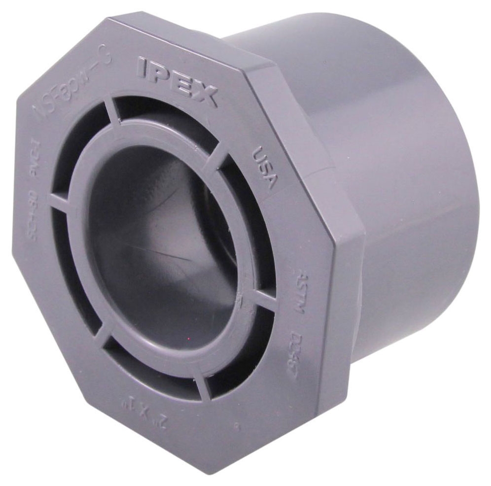 IPEX 036616 2" x 1" PVC SCH80 REDUCER BUSHING SPxSOC XIRTEC140