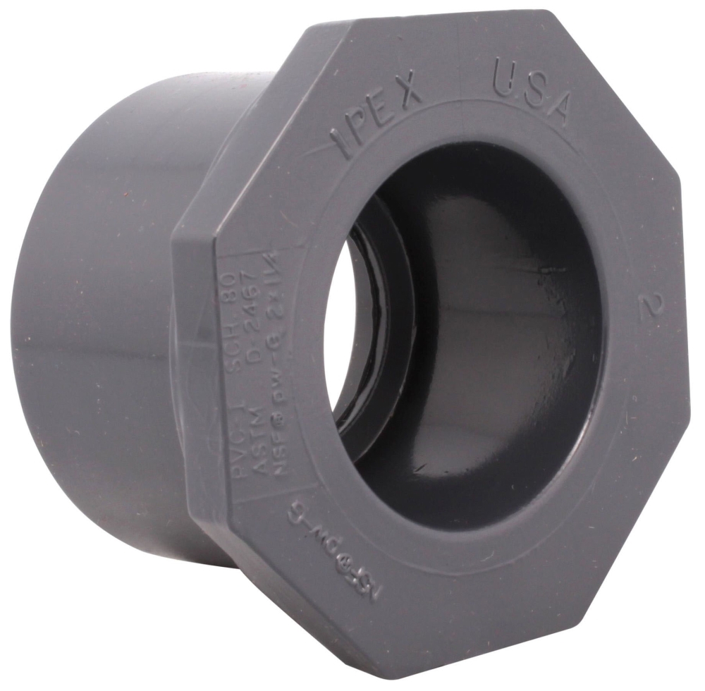IPEX 036622 21/2" x 2" PVC SCH80 REDUCER BUSHING SPxSOC XIRTEC140