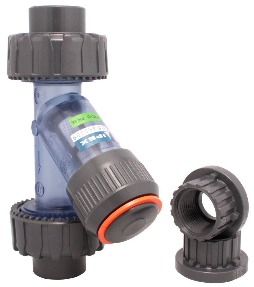 IPEX 053262 3/4" RV TU YSTRAINER PVC EPDM S/T CLEAR XIRTEC140