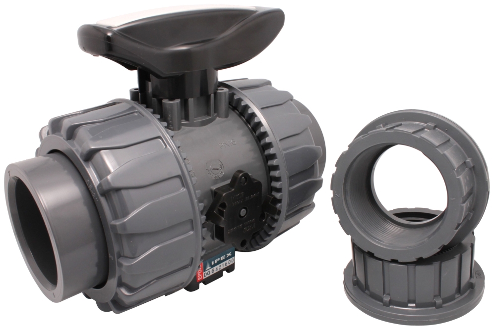 IPEX 053466 2" VKD TU BALL VALVE PVC EPDM S/T XIRTEC140 Gordon