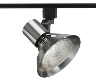 Juno Trac-Lites PAR38 Chrome Flared Gimbal Spotlight