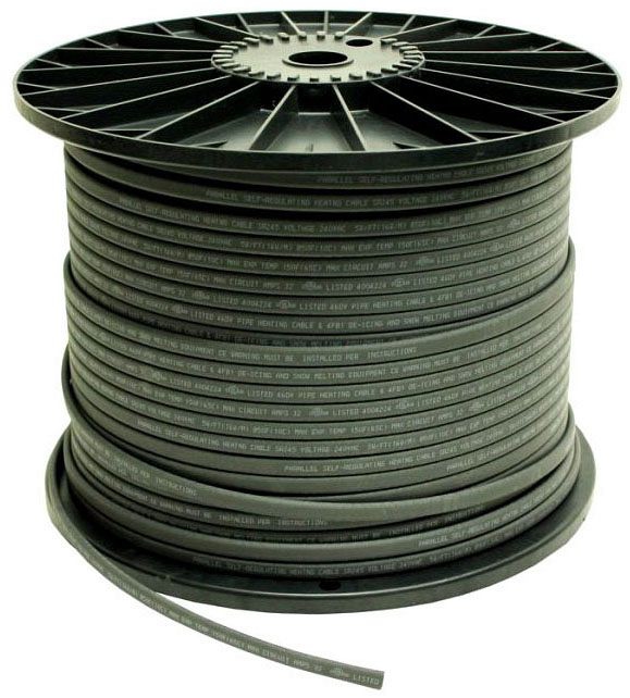 King SR125-1000 SR Self-Regulating Cable 120V 5W/Ft 1000 Ft Reel