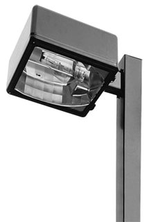 Lithonia LIGHTING KAD 400M R4 TB SPD04 LPI POLE LIGHTING W//4/" ARM 400WATT MH