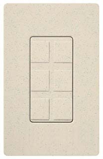 Lutron NT-6PF-BE Six Port Frame W//Blanks Nt* Beige Beige