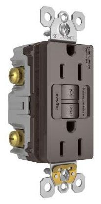 20 Amp GFCI Outlet, Tamper-Resistant GFI Receptacle With LED Indicator, Self -Test Ground Fault Circuit Interrupter, Decorator Wall Plates And Screws Included, UL Listed, White5 Pack - View #5