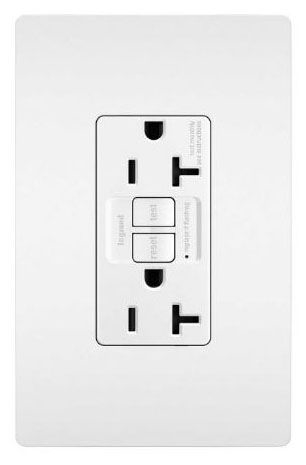 P&S 2097-TRW 20A 125V Self-Test Gfci Tamper-Resistant White