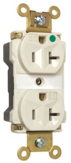 Prise Duplex Extra Lourde Pass & Seymour 5262-RED - 15A 125V, Couleur Rouge - Pour Usage Industriel Ou Atelier