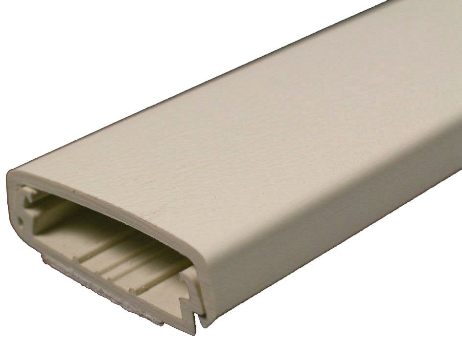 Wiremold 2300BAC-WH Non-Metallic Raceway Base & Cover 5Ft White