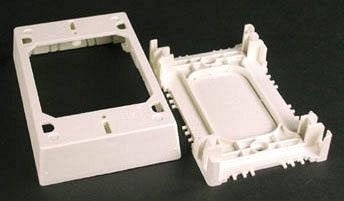 Wiremold 2348S/51 Sho/Dev Extension Box (Ivory)