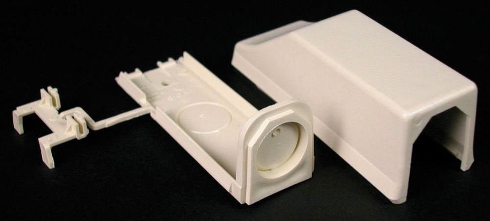 Wiremold 810A2 Non-Metallic Ent End Fitting 800 Ivory