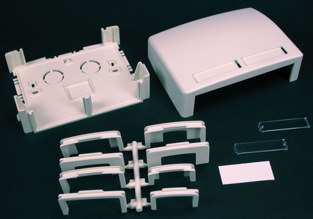 Wiremold PDB2CMV Non-Metallic Data Box For Two Cm Modules Pdb | Gordon ...