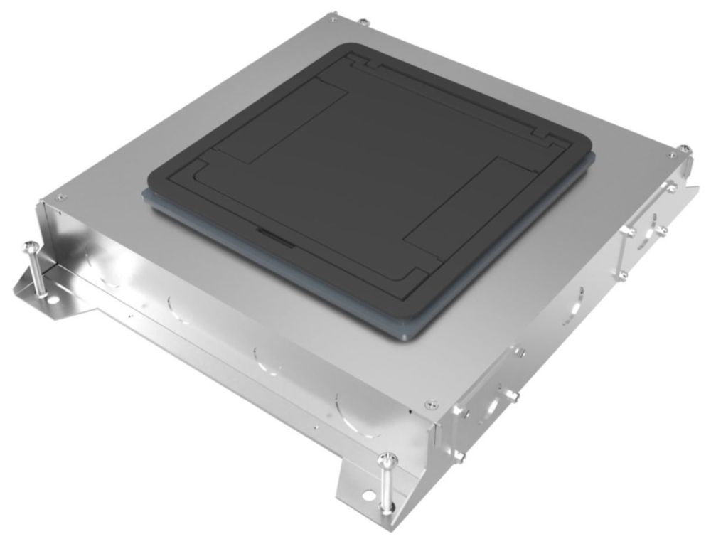 WIREMOLD RFBA6R30 RFBA 6GANG 3" RECT COVER FLOOR BOX Gordon Electric