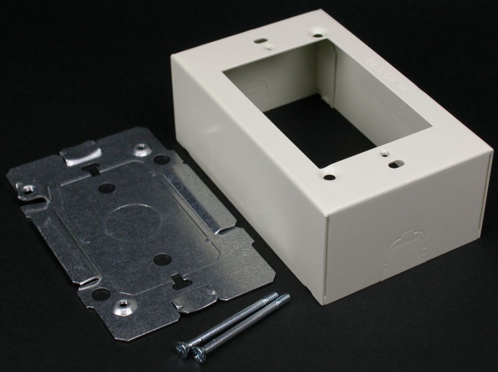 Wiremold V2448 Steel Switch & Receptacle Box 2400 Ivory | Gordon