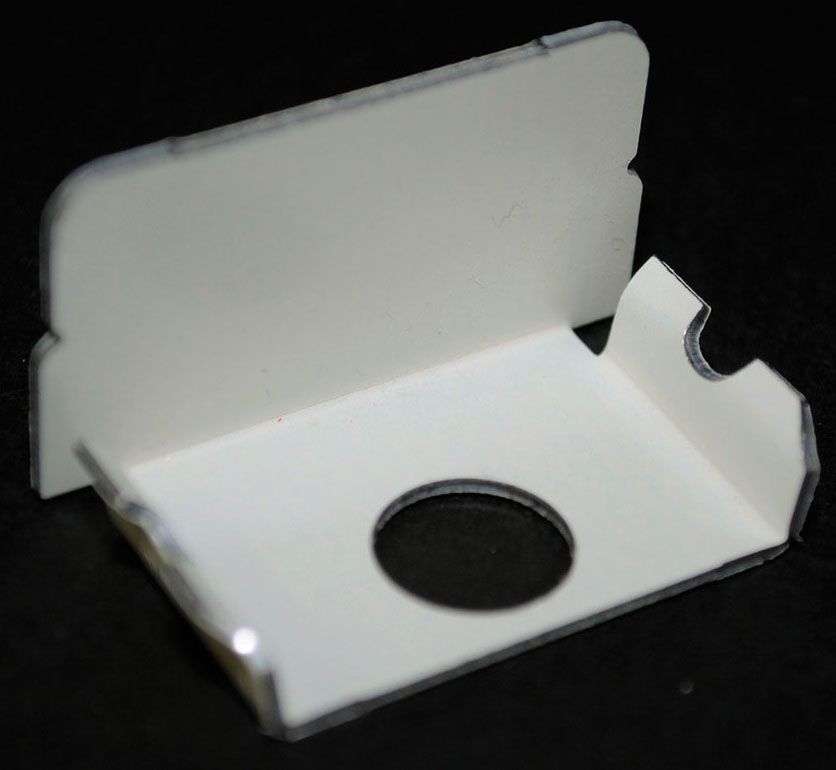 WIREMOLD WH2010B STEEL BLANK END FITTING 2000 WHITE Gordon Electric