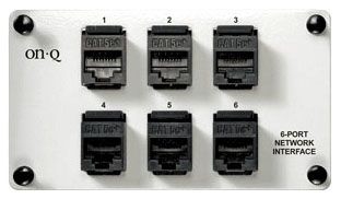 ON-Q AC1000 6-Port Net Interface Module
