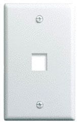 ON-Q WP3401-WH 1-Gang 1-Port Wall Plate White