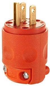 Leviton 515PV-OR 15A 2P 3-Wire Plug | Gordon Electric Supply, Inc.