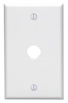 なおページ Leviton 88017 1 Gang White Telephone Plate-.625 Hole | Gordon